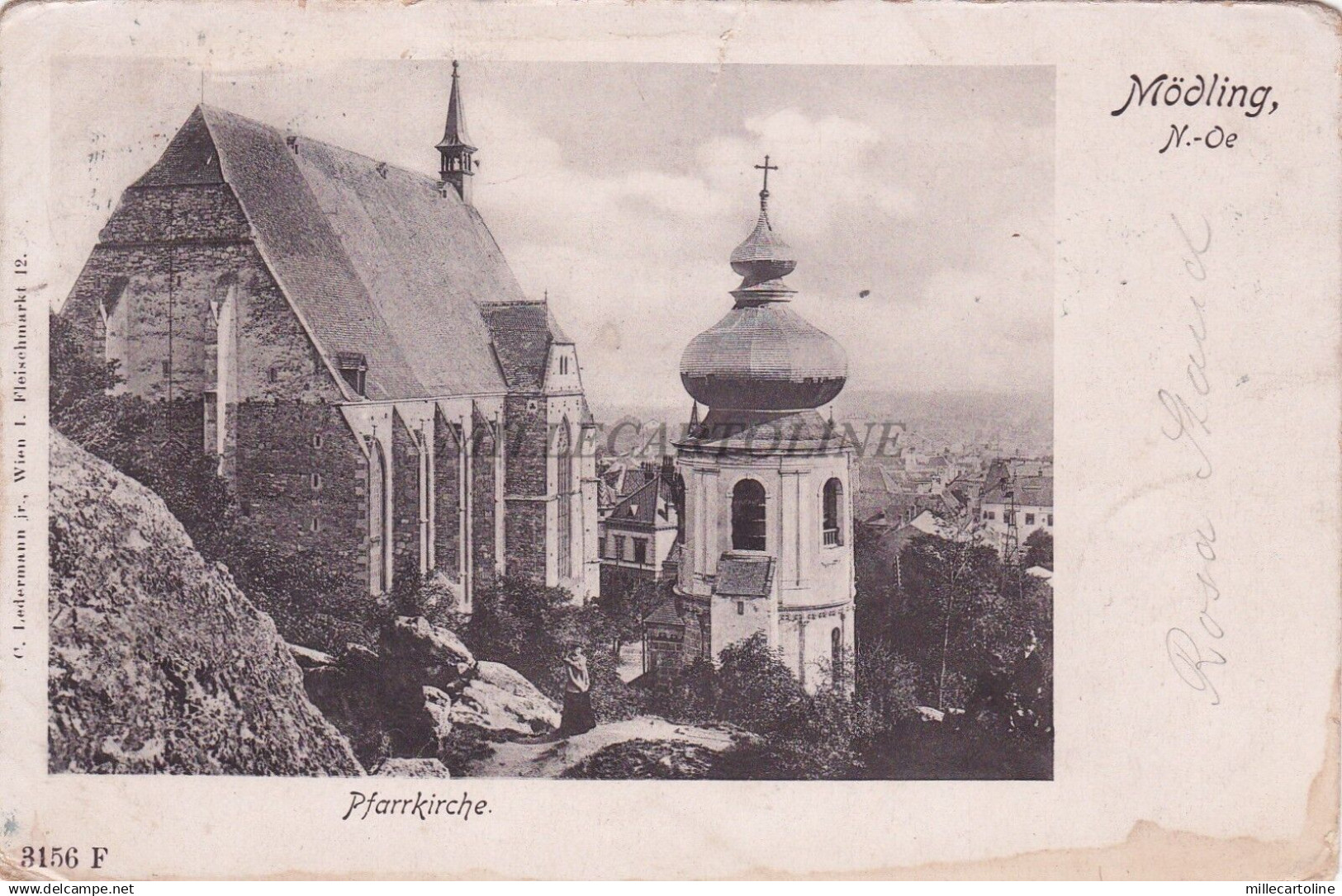 AUSTRIA - Mödling - Pfarrkirche 1902