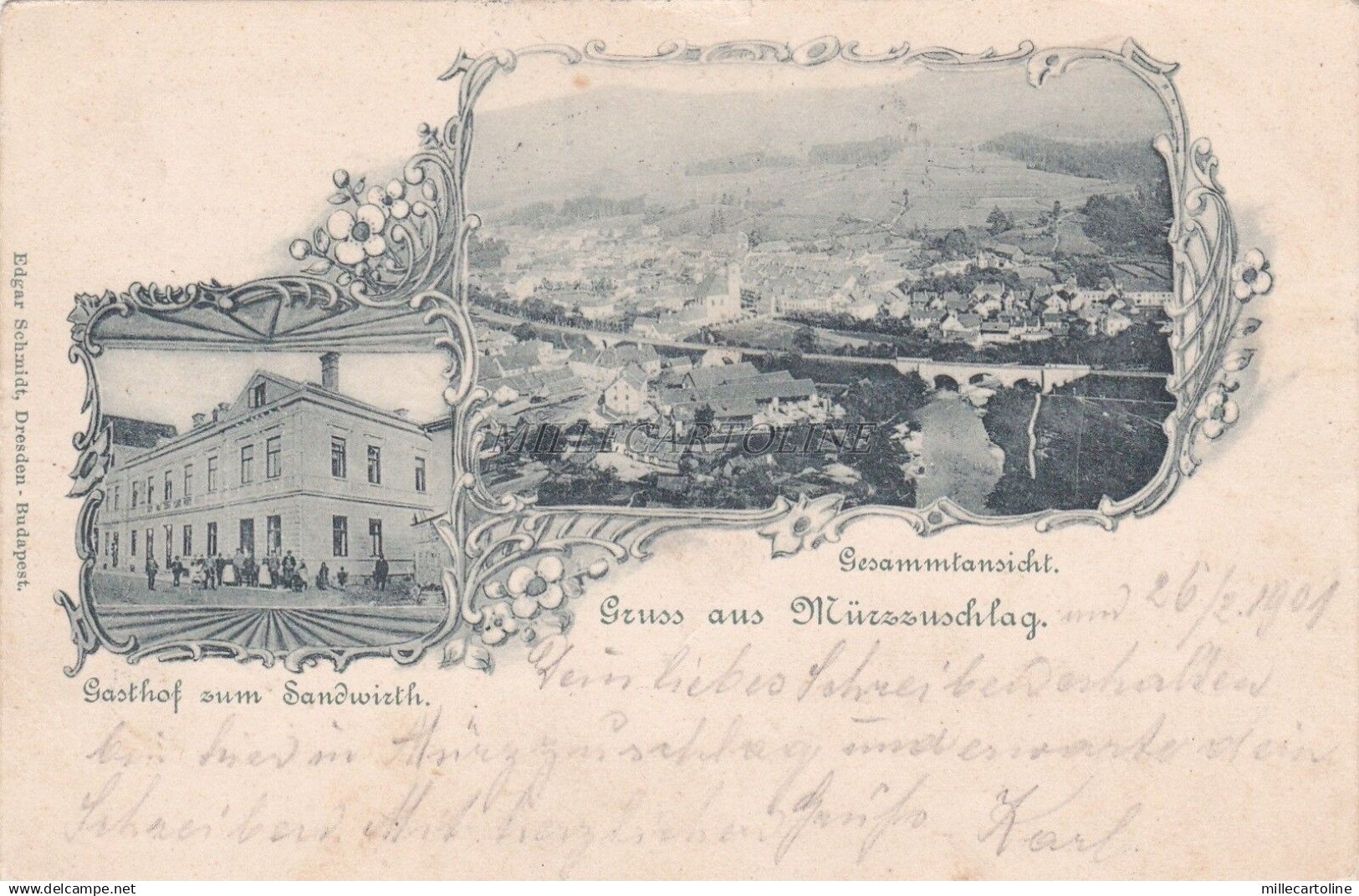 AUSTRIA - Murzzuschlag - Gruss aus Murzzuschlag - 1901