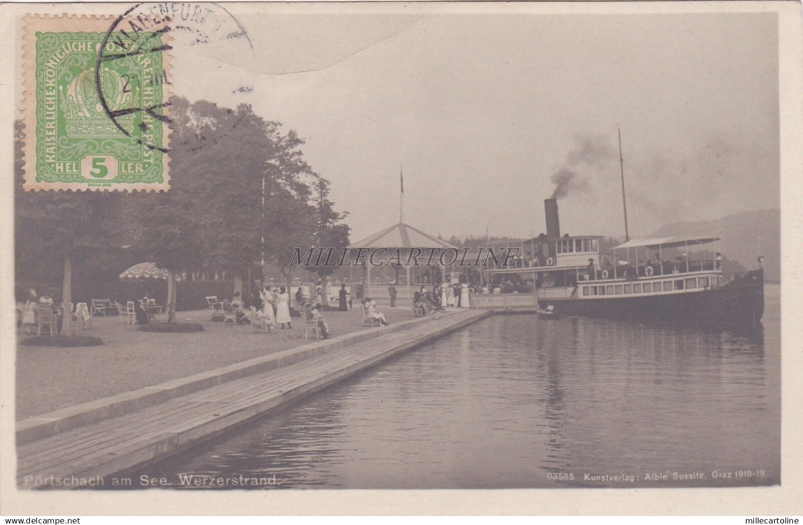 AUSTRIA - Portschach - Portschach am See - Photopostcard - 1919