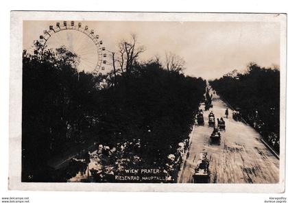 Wien Prater old postcard posted 1929 to Belgrad b210112