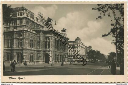 Wien - Oper - Foto-AK - Verlag W. Kobald Wien