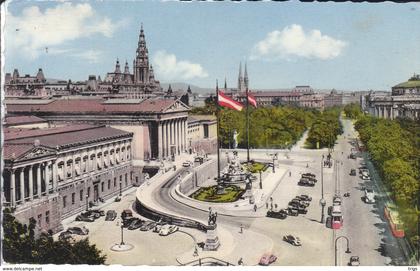 Wien - Ringstraße mit Parlament