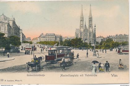 WIEN      MAXIMILIANPLATZ MIT VOLTIKIRCHE