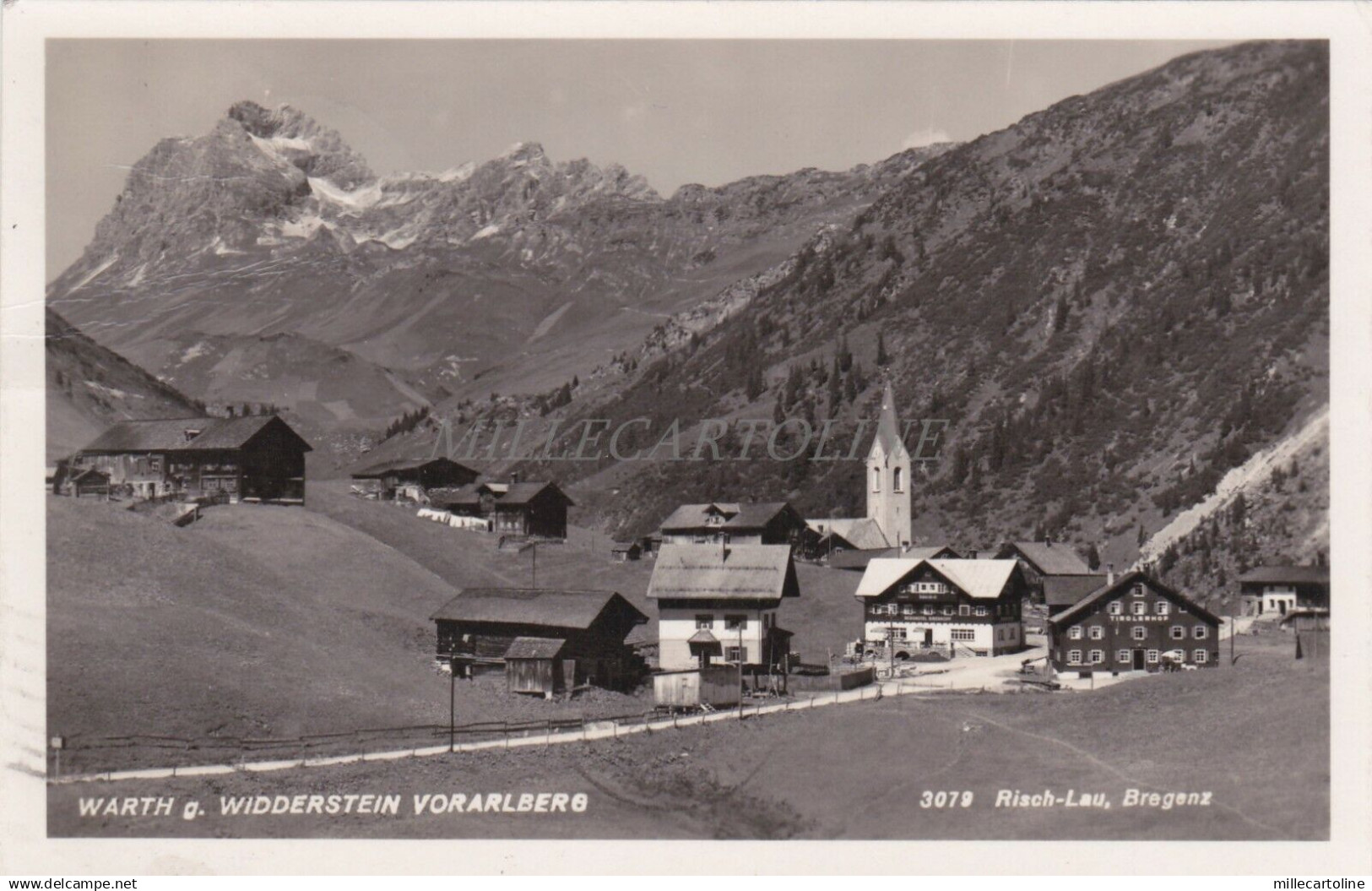 AUSTRIA - Warth g. Widderstein Voralberg - Foto Postkarte 1948