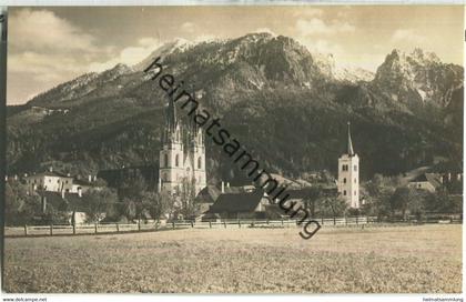 Admont mit dem Sparafeld - Foto-AK 1921 - Verlag Conrad Frankhauser Admont