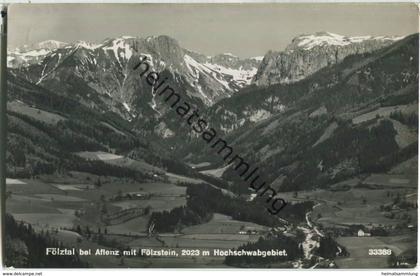 Fölztal bei Aflenz mit Fölzstein - Foto-Ansichtskarte - Verlag P. Ledermann Wien