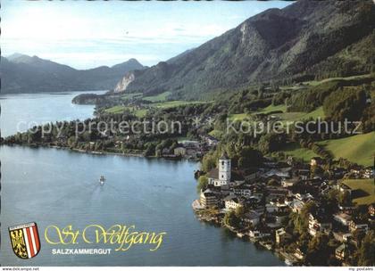 71872142 St Wolfgang Wolfgangsee Wolfgangsee Fliegeraufnahme St. Wolfgang