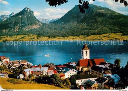 73046666 St Wolfgang Wolfgangsee mit Rinnkogel Sparber und Bleckwand St Wolfgang