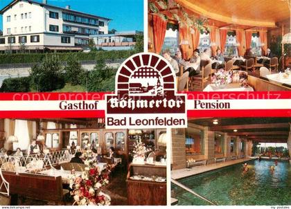 73763267 Bad Leonfelden Gasthof Boehmertor Gastraeume Hallenbad Bad Leonfelden