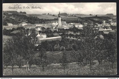 AK Grieskirchen, Ortsansicht von Süden