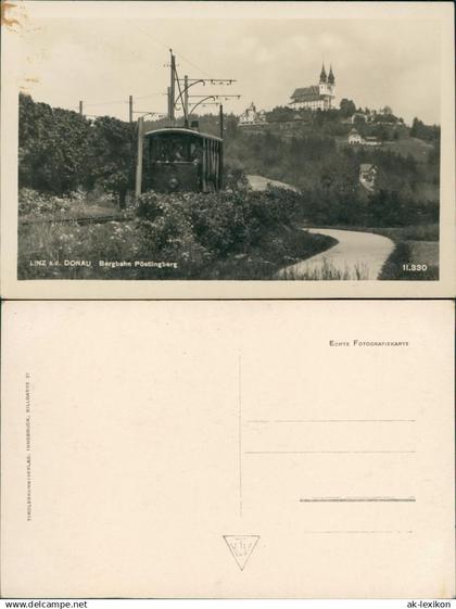 Ansichtskarte Pöstlingberg-Linz LINZ a.d. DONAU Bergbahn Pöstlingberg 1930