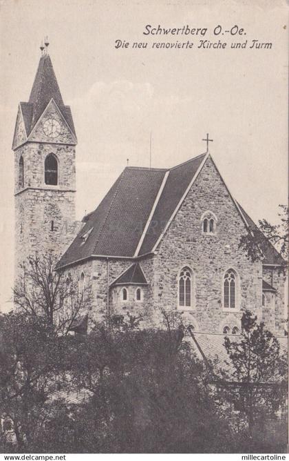 AUSTRIA - Schwertberg - Kirche und Turm