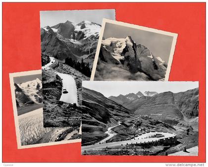 CPSM AK Autriche Austria (Lot de 4) GROSSGLOCKNER entre Carinthie et Tyrol