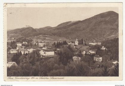 Bad Gleichenberg old postcard posted 1928 b180411*