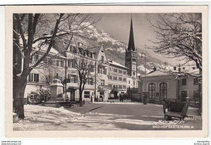 Bad Hofgastein old postcard travelled 1952 b181025