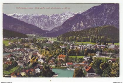 Bad Ischl mit Dachstein old postcard posted 1917 to Ljubljana b230801