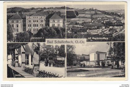 Bad Schallerbach old postcard travelled 195? b170915