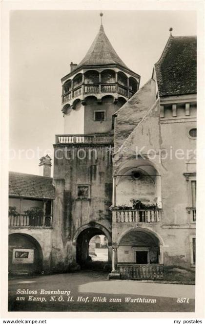 43077249 Rosenburg-Kamp Schloss Rosenburg am Kamp mit Warthturm