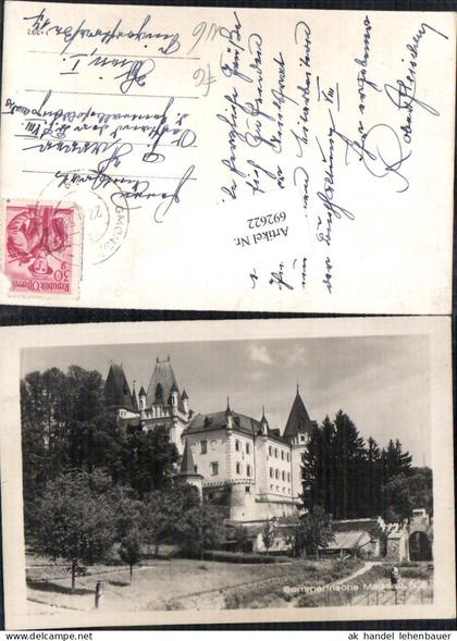 692622 Foto-AK Maissau Schloss 1950