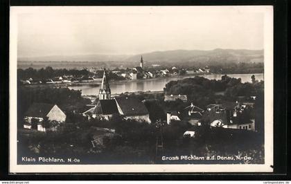 AK Pöchlarn /Donau, Panorama mit Klein-Pöchlarn