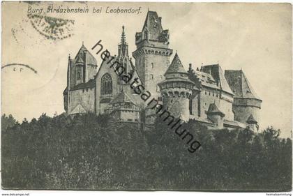 Burg Kreuzenstein bei Leobendorf - Verlag Karl Minnich Korneuburg - gel. 1915