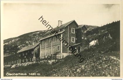 Ötscherhaus - Foto-AK - Verlag Photo-Schwarz Scheibbs