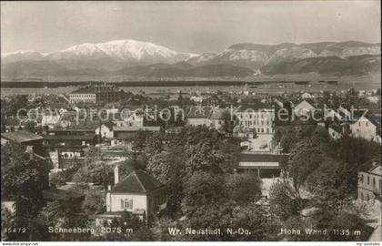 71541378 Wiener Neustadt mit Schneeberg und Hohe Wand Wiener Neustadt