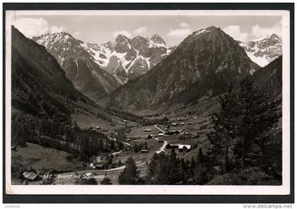 2765 - alte Foto Ansichtskarte - Brand bei Bludenz mit Scesaplana - gel 1939