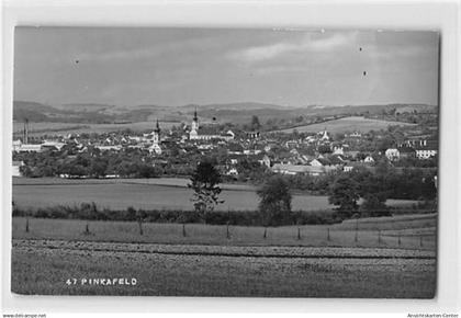 39114523 - Pinkafeld, Burgenland. Blick auf den Ort gelaufen. Leicht buegig, leicht fleckig, sonst gut erhalten