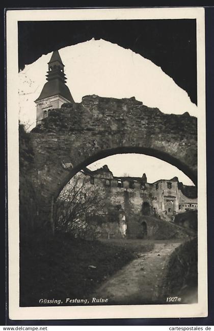 AK Güssing, Festung, Ruine