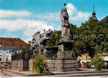 73134916 Klagenfurt Woerthersee Lindwurmbrunnen Neue Platz Klagenfurt Woertherse