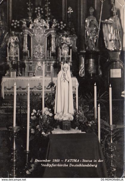 Deutschlandsberg - Fatima Statue Dezember 1960