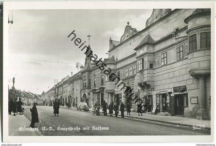 Eisenstadt - Hauptstraße - Rathaus - Burgenland - Foto-Ansichtskarte