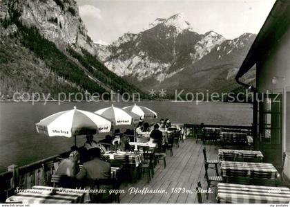 73669281 Eisenerz Steiermark Seerestaurant Leopoldsteinersee mit Pfaffenstein