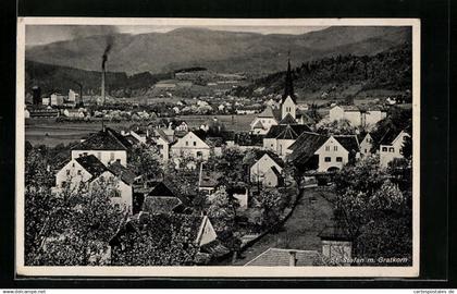 AK St. Stefan ob Leoben, Ortsansicht mit Gratkorn