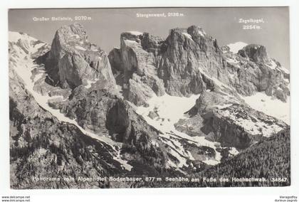 Hochschwab old postcard travelled 1937 Thörl bei Aflenz pmk Pernegg pmk b190110