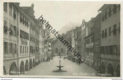 Feldkirch - Marktstrasse - Foto-AK - Verlag Heim Dornbirn gel. 1923