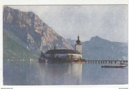 Gmunden Schloß Orth old postcard posted 1921  b211202