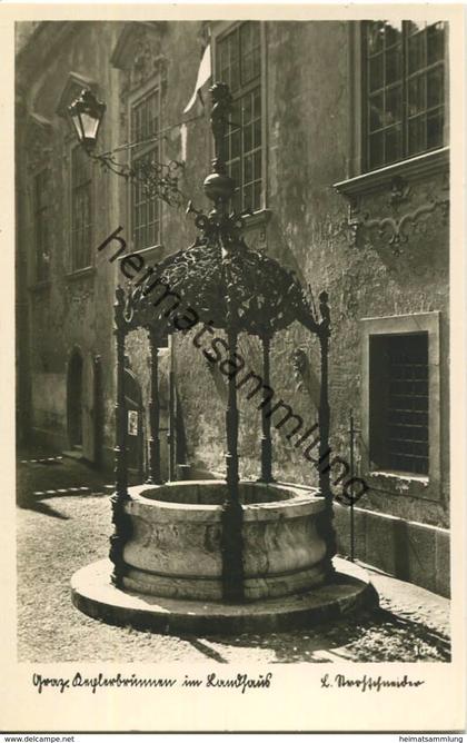 Graz - Brunnen im Landhaushof - Foto-AK - Verlag L. Strohschneider Graz 1941