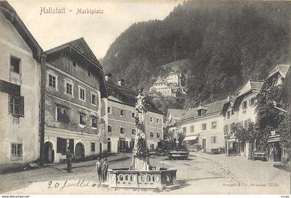 CPA Hallstatt Marktplatz