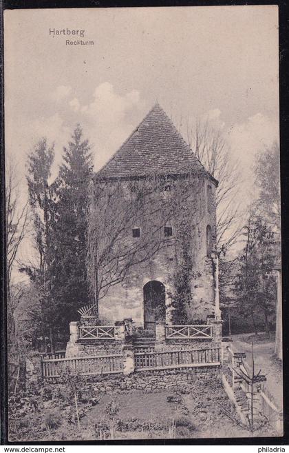 Hartberg, Reckturm, mailed 1917