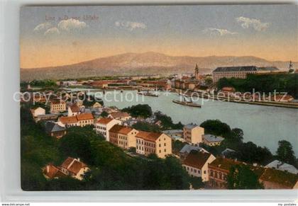 43116450 Urfahr Linz Donau Stadtpanorama Blick ueber die Donau Urfahr