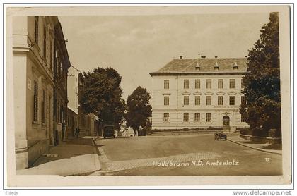 Hollabrunn ND Amtsplatz real photo  Hans Weihs 1942 Side Car