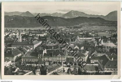 Klagenfurt gegen Süden - Foto-Ansichtskarte - Verlag Franz Schilcher Klagenfurt