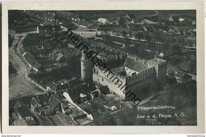 Laa an der Thaya - Fliegeraufnahme - Foto-Ansichtskarte