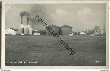 Laa an der Thaya - Pernhofen - Spiritusfabrik - Foto-Ansichtskarte