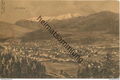 Leoben - Verlag Karl Krall Leoben 1906 - gel. 1907