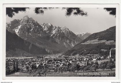 Lienz mit Dolomiten old photopostcard (Kunstverlag Franz Schlicher, Klagenfurt 1939) posted b220310