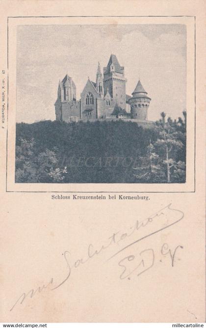 AUSTRIA - Korneuburg - Schloss Kreuzenstein 1899