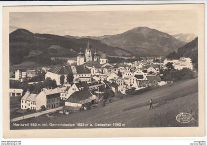 Mariazell old postcard travelled 193? b181010